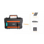 AUMOON BPS-300W (Пік 600Вт) 330Wh / 90000mAh + сонячна панель 100W + Holder портативний сонячний генератор електростанція із зарядкою від сонячної панелі.