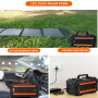 AUMOON BPS-1000W (Peak 2000W), 1100WH (298000mAh) + сонячна панель 100W + Holder портативний сонячний генератор електростанція.