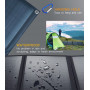 AUMOON ES-100W Портативна сонячна панель складана монокристалічна кремнієва, зарядний пристрій для заряджання.