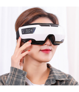 Масажер для очей з компресіонним вібромасажем та тепловою терапією EYE MASSAGE EM-03