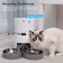Годівниця для котів та собак автоматична Honeyguaridan S36D WiFi, 4л, Біла