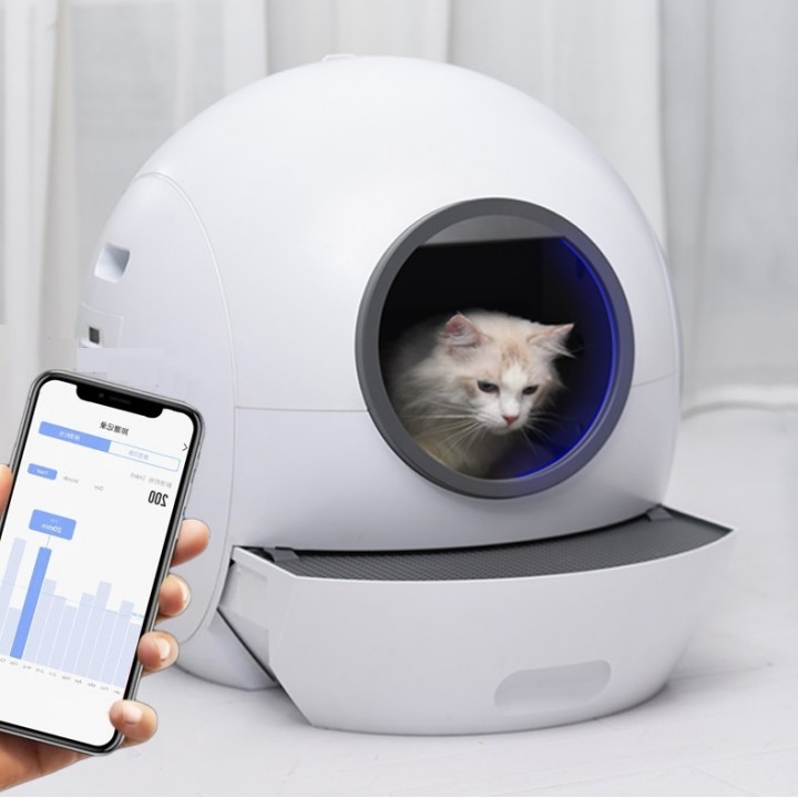 Автоматичний туалет для кішок Els-Pet E801, WiFi, УФ-стерилізація.