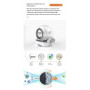 Автоматичний туалет для кішок FUNNYKIT Vent+O2, WiFi, вентиляція, OZON-дезінфекція