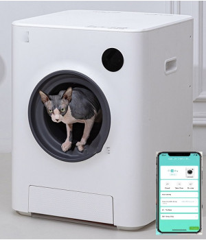 Автоматичний туалет для кішок PET MARVEL, "Кубік Рубік" WiFi, OZON - Дезодорація.